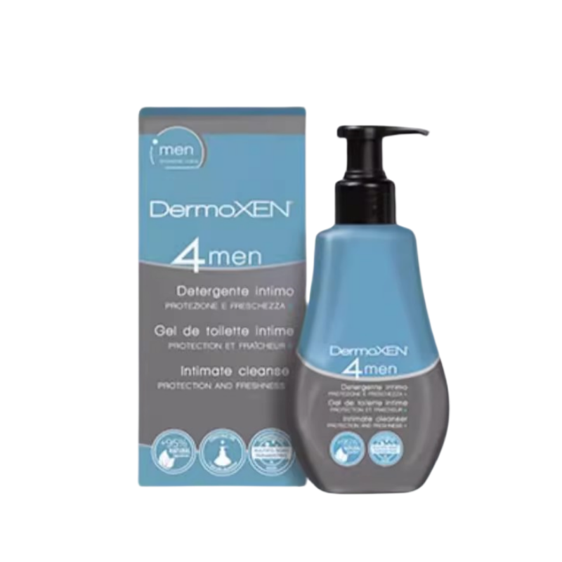 4men男士私密護理液 125ML【正品】 DERMOXEN HYDRA多美森   私密處緩癢 下體清潔洗液