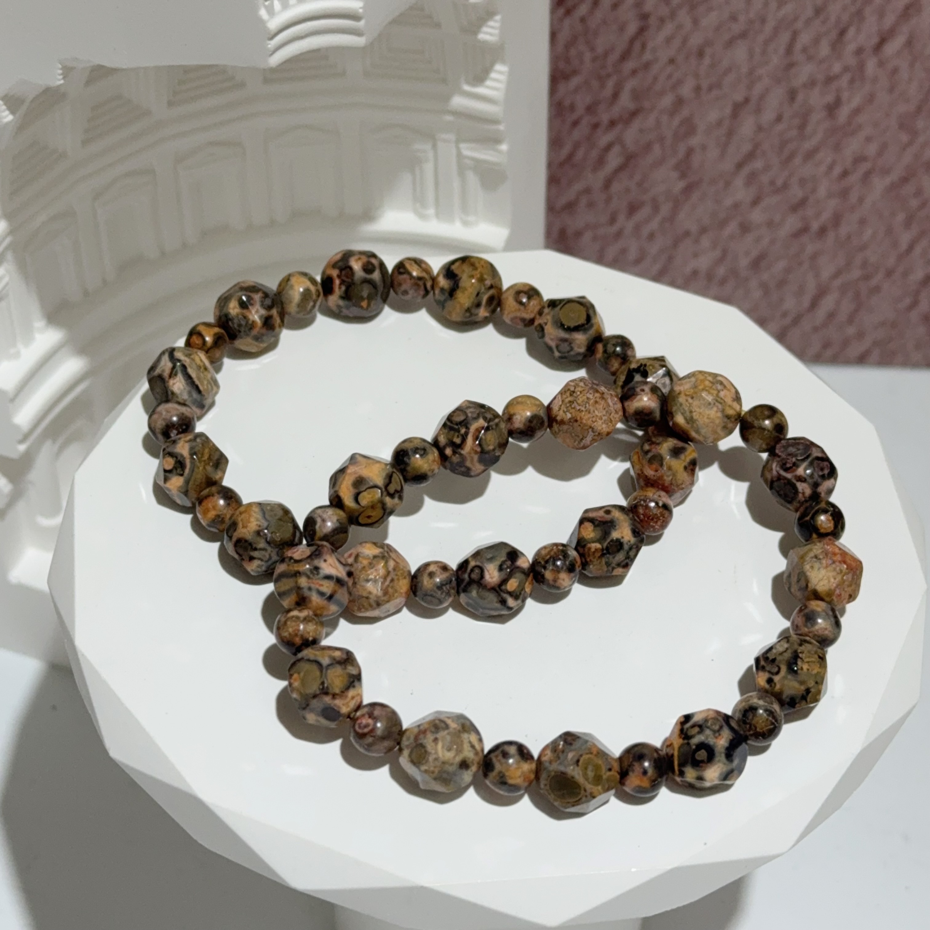 鑽切隔珠龍宮舍利手串 9mm