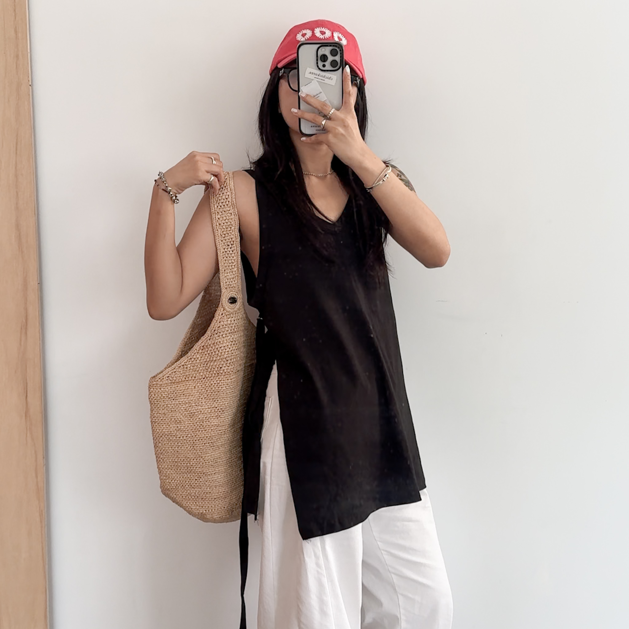 A29心心念念很久還是買了小辣美式休閒背心(白/黑)