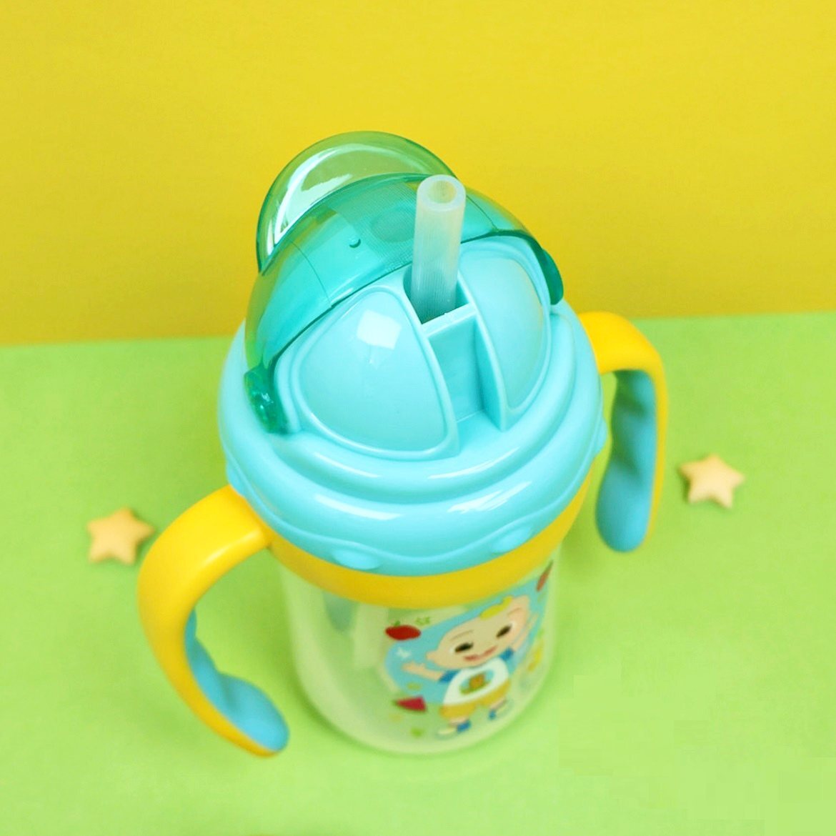 Cocomelon 雙耳吸管BB杯 水樽