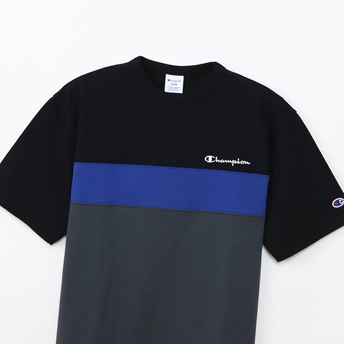 Champion - 男裝拼色短袖上衣 C3-B350