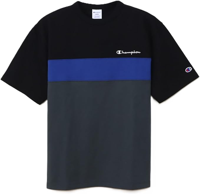 Champion - 男裝拼色短袖上衣 C3-B350