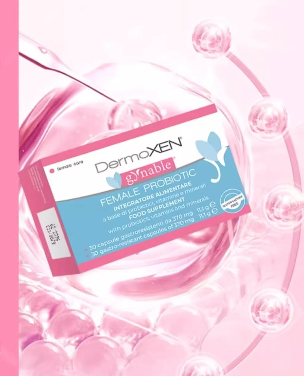富硒益生菌女性私處 30粒【正品】 DERMOXEN HYDRA多美森 女性私人口服乳酸桿菌非麥芽硒酵母硒
