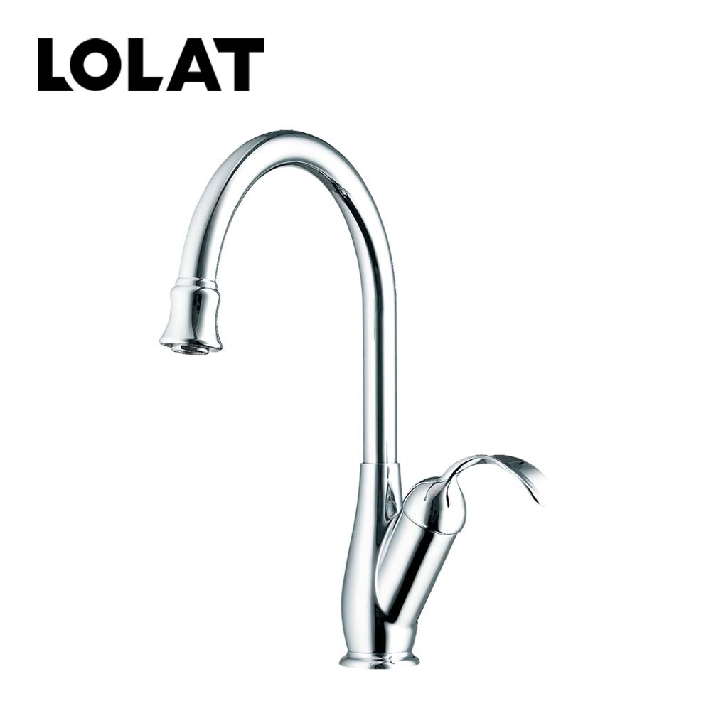 LOLAT單槍花系列立式水龍頭-鉻色KNT81066(期貨商品，請洽客服)