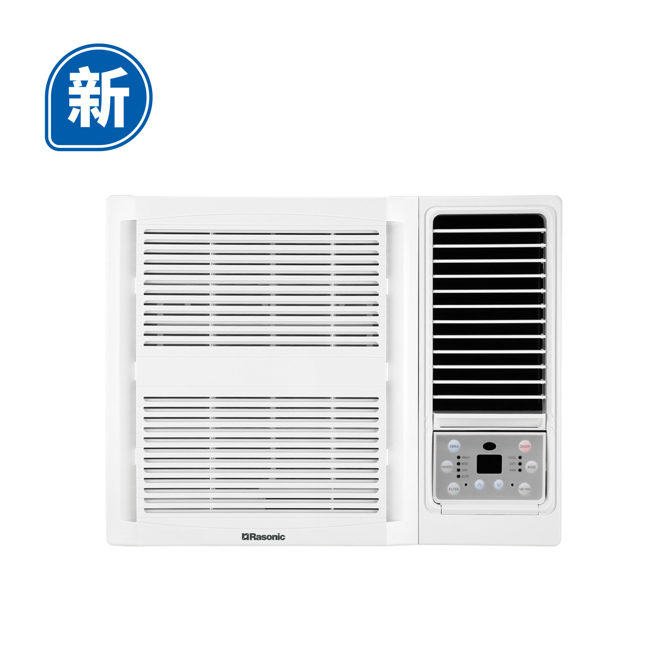 Rasonic RC-XG12 Window Type Air Conditioner(Cooling Only Remote Control Type) (1.5HP)