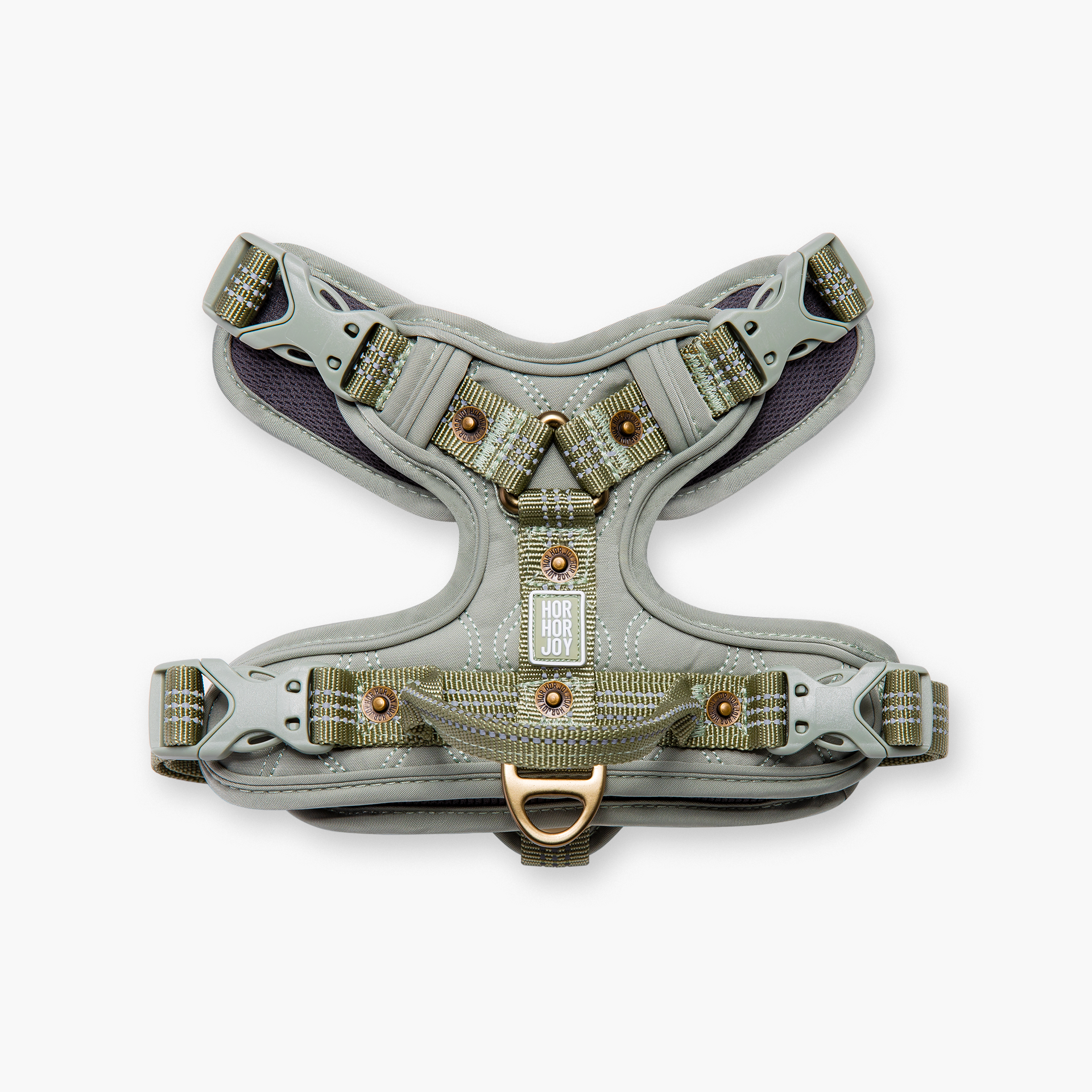 好好散步友善胸背帶 | 鉑金款 2.0 (綠)