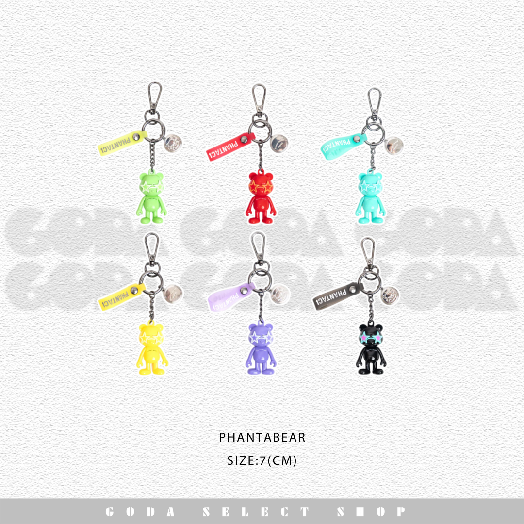 PHANTABEAR 70% - VIBRANT KEYCHAIN 六色 小熊吊飾 鑰匙圈盲盒 PHB#006