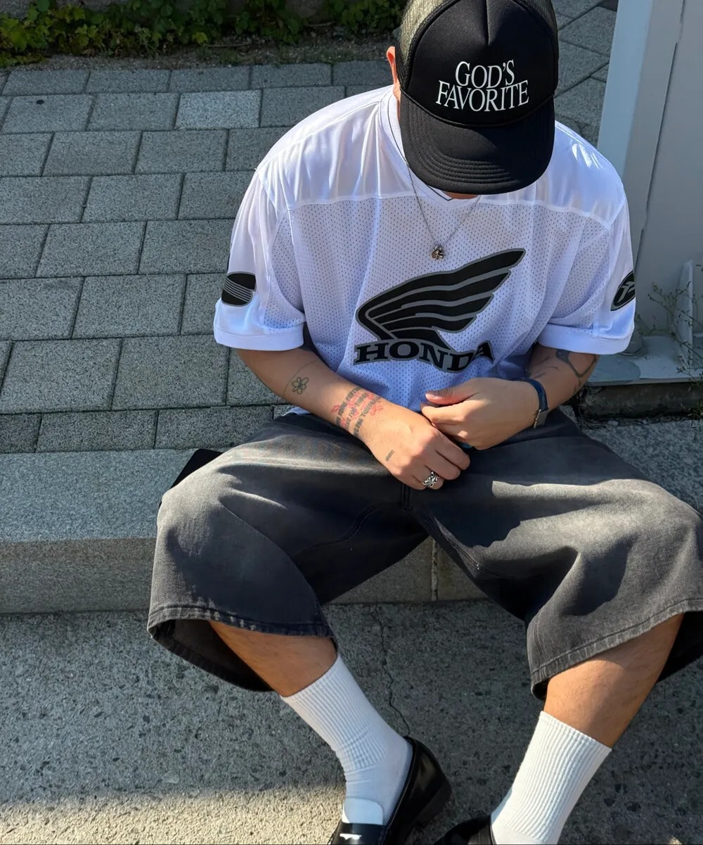 HONDA 網眼LOGO賽車風上衣