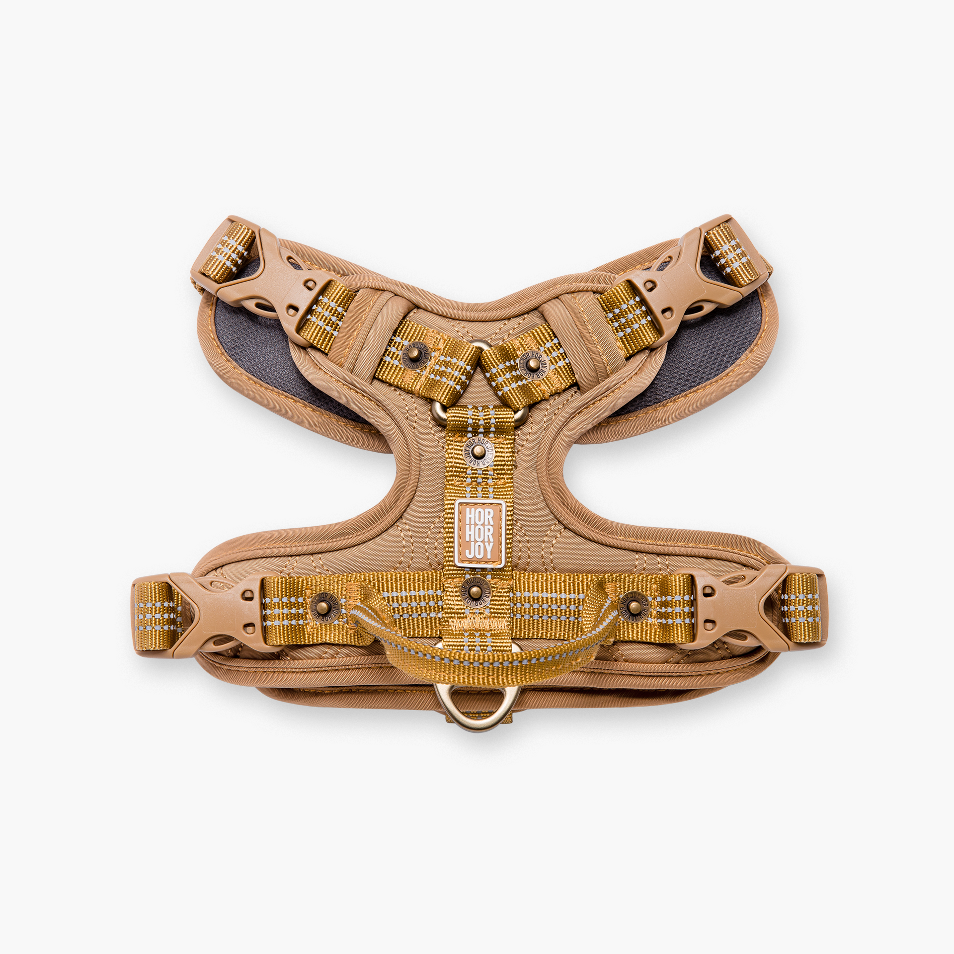 好好散步友善胸背帶 | 鉑金款 2.0 (沙)