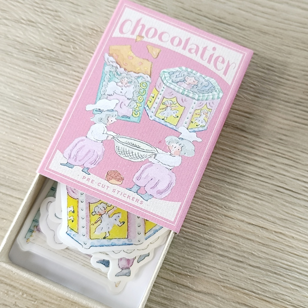 Dodolulu．火柴盒系列貼紙盒 12-可可屋