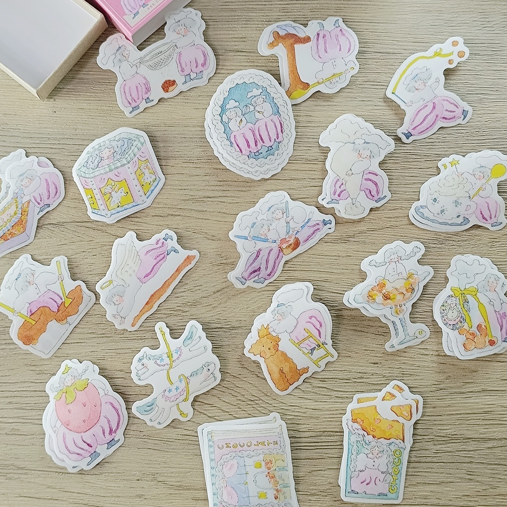 Dodolulu．火柴盒系列貼紙盒 12-可可屋