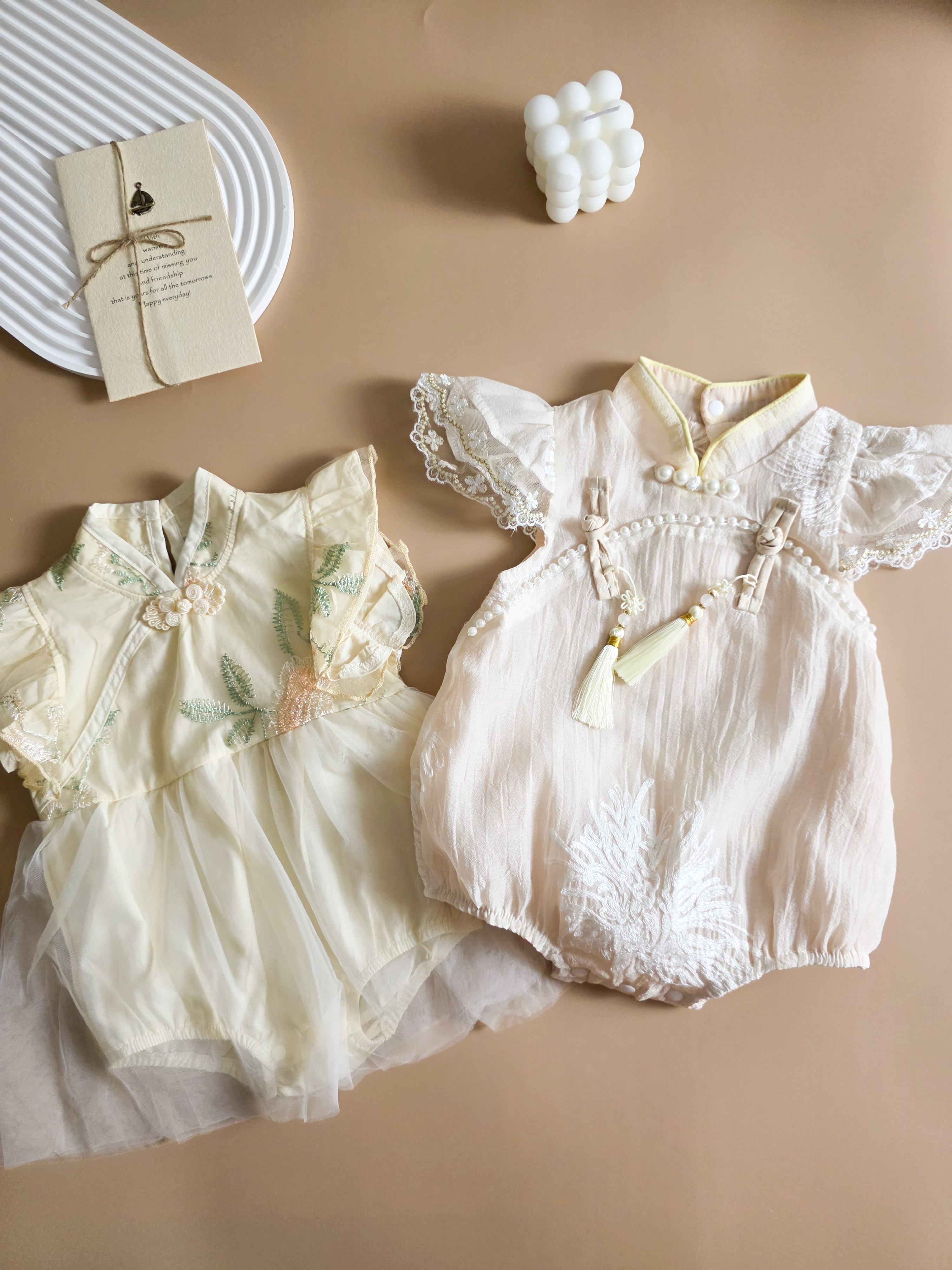 米白雲輕裳 包屁裙 MF