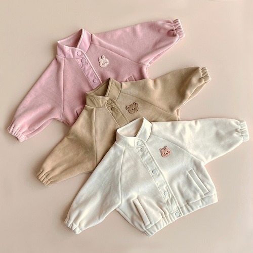 25F/W DTD奶甜軟萌系列🍭-搖粒絨半高領夾克