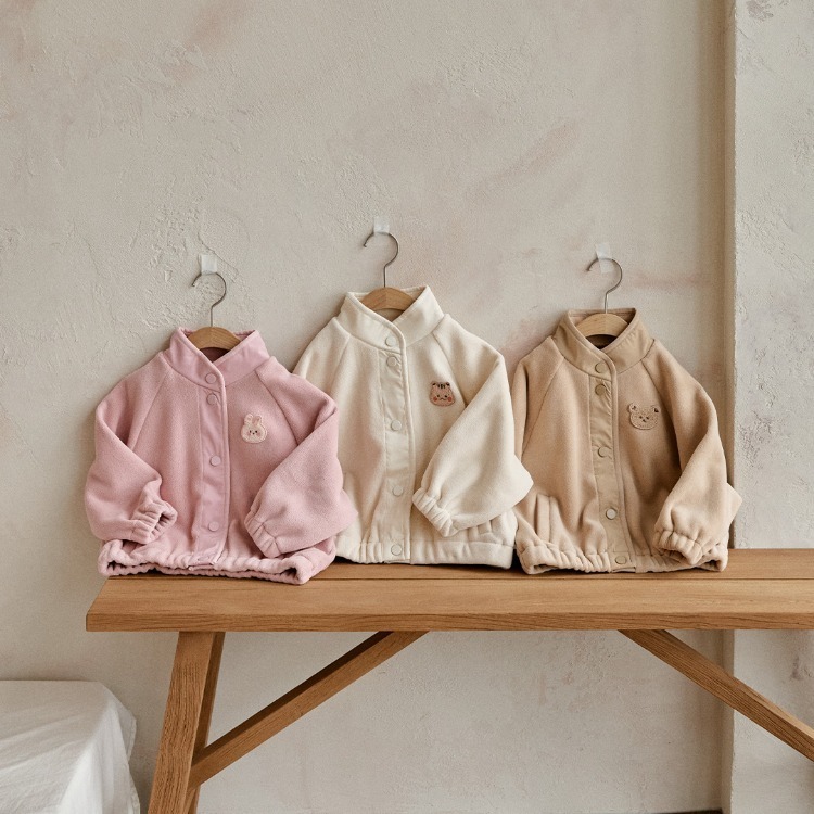 25F/W DTD奶甜軟萌系列🍭-搖粒絨半高領夾克