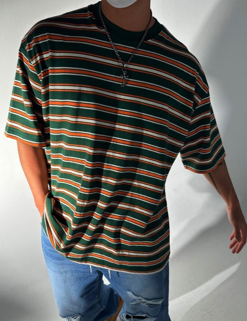 OverSize橫間短袖Tee T5758