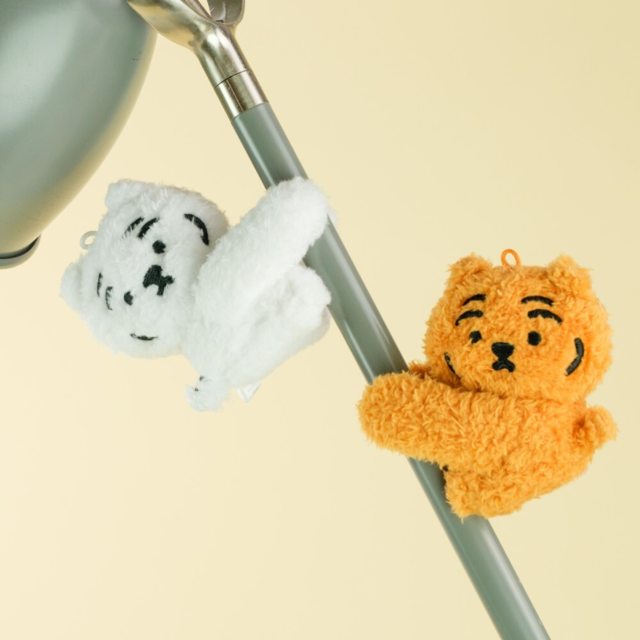 MUZIK TIGER 磁吸手手 吊飾 絨毛玩具 多功能 捲線器/筆筒/裝飾/冰箱貼 韓國代購