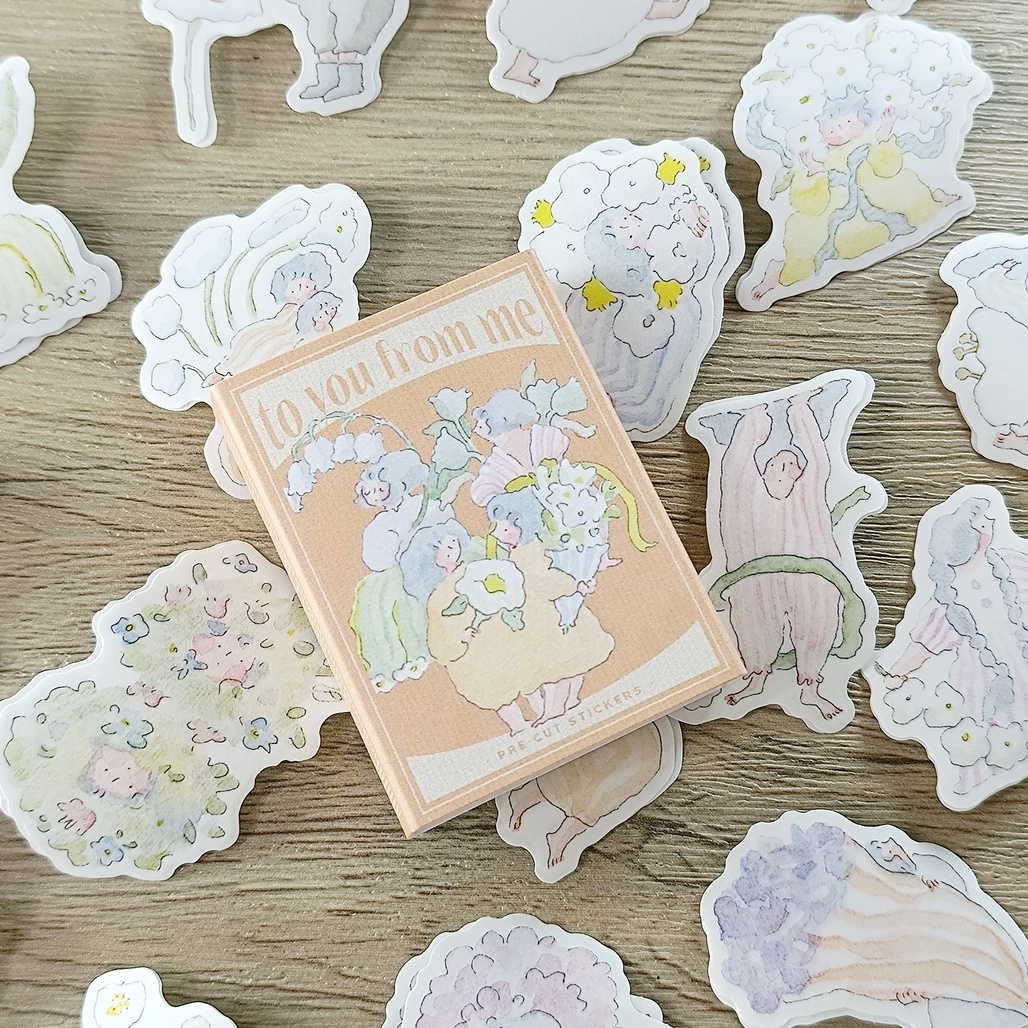 Dodolulu．火柴盒系列貼紙盒 11-給你的