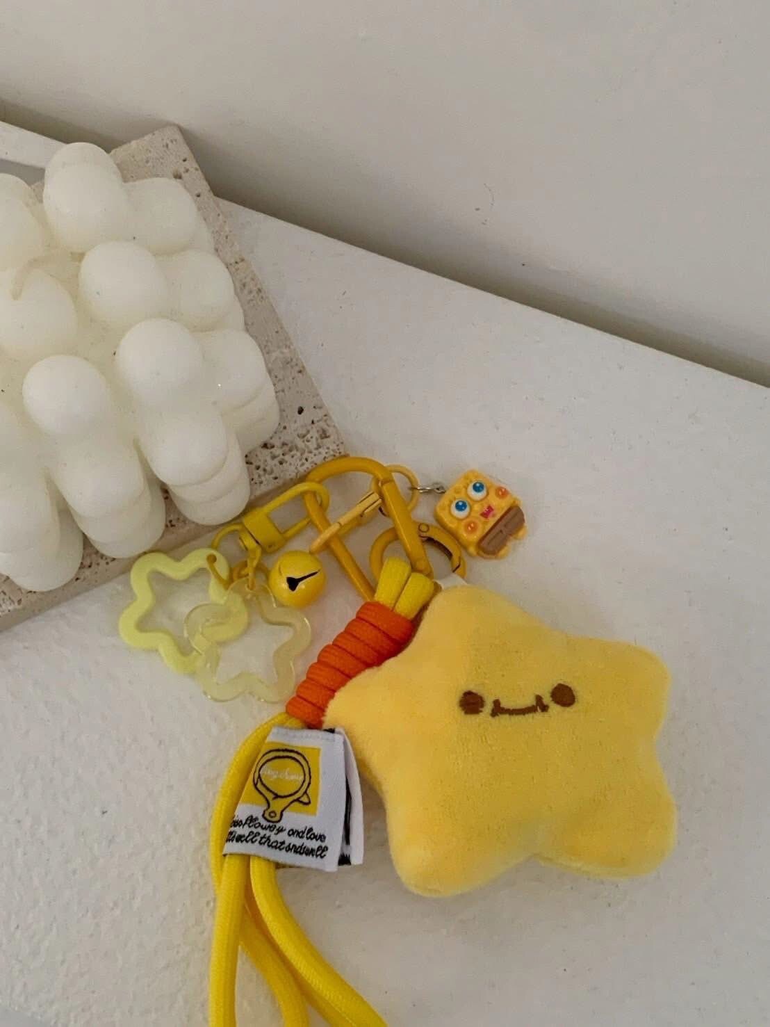 黃色幸運星星吊飾