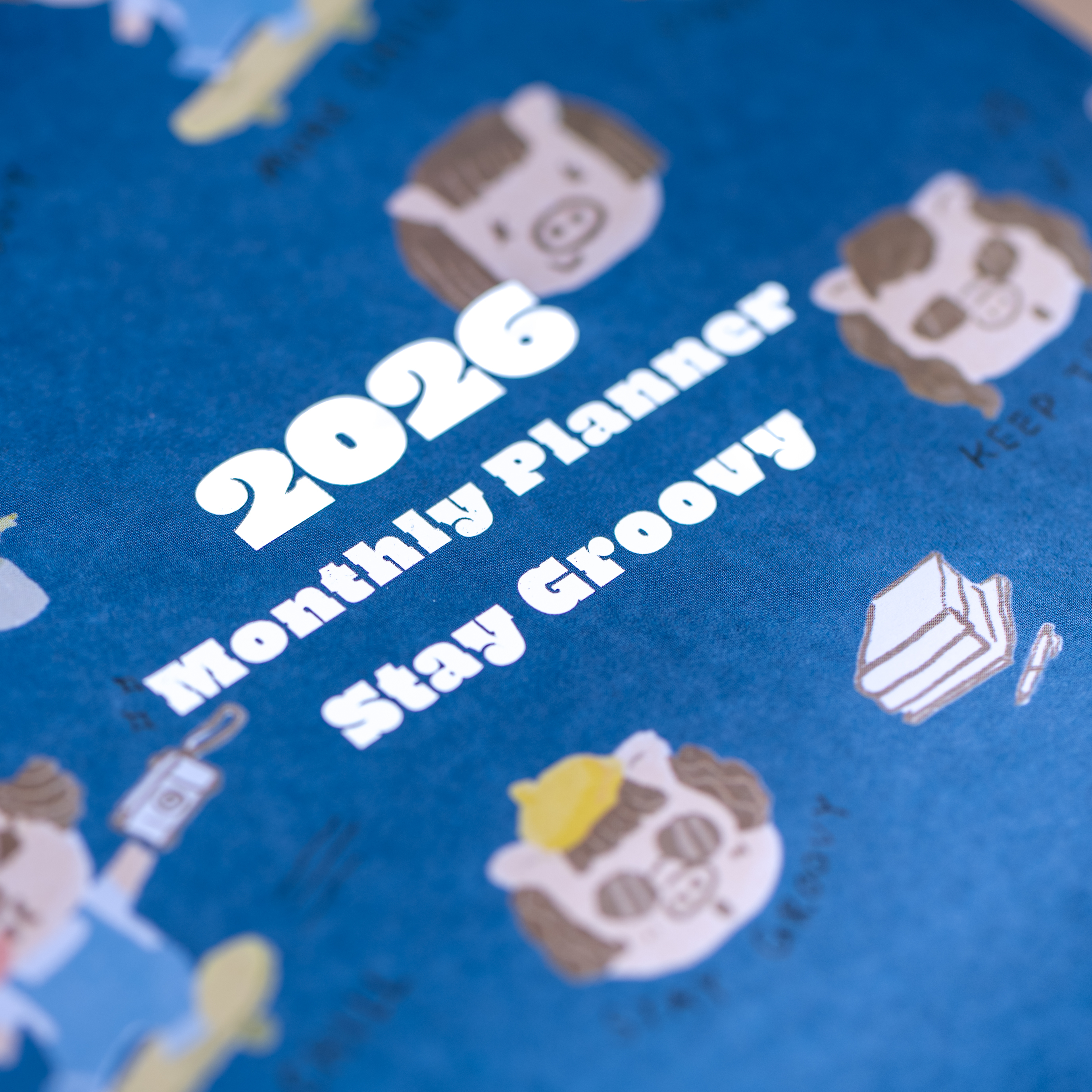 小鳳豬月曆手帳｜2026年月曆手帳 A Monthly Planner
