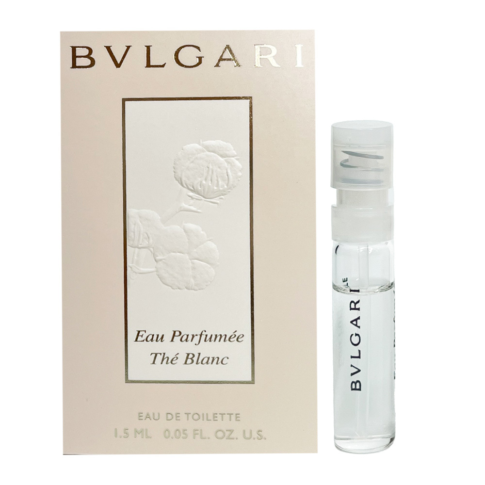 BVLGARI寶格麗 白茶中性淡香水 1.5ml 針管