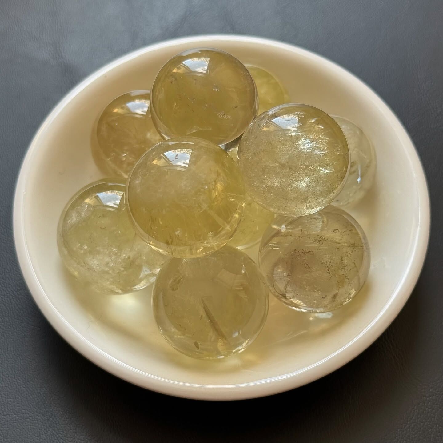 [原石] 黃水晶 水晶球 約 23mm