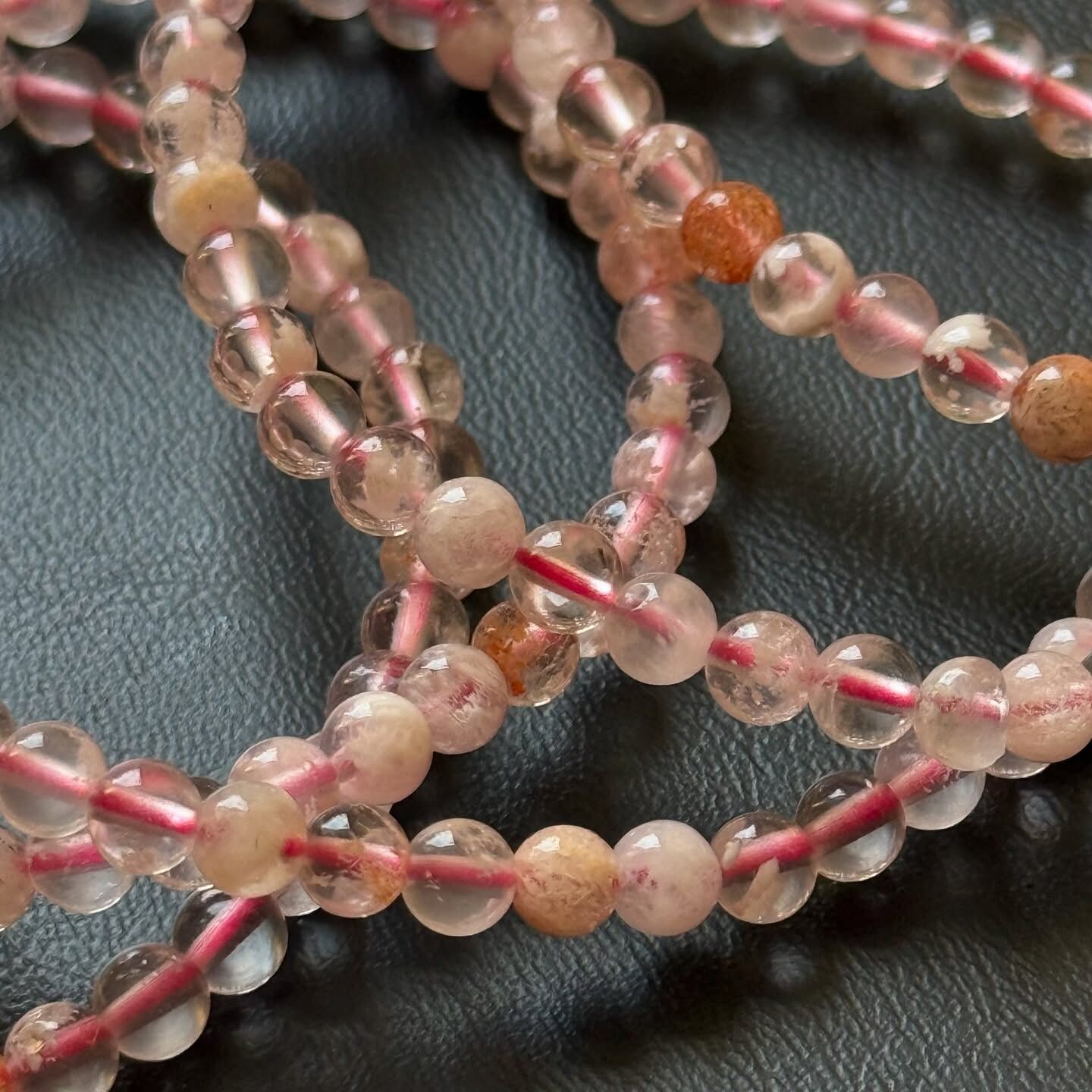 [原石] 雪花幽靈水晶 水晶手串