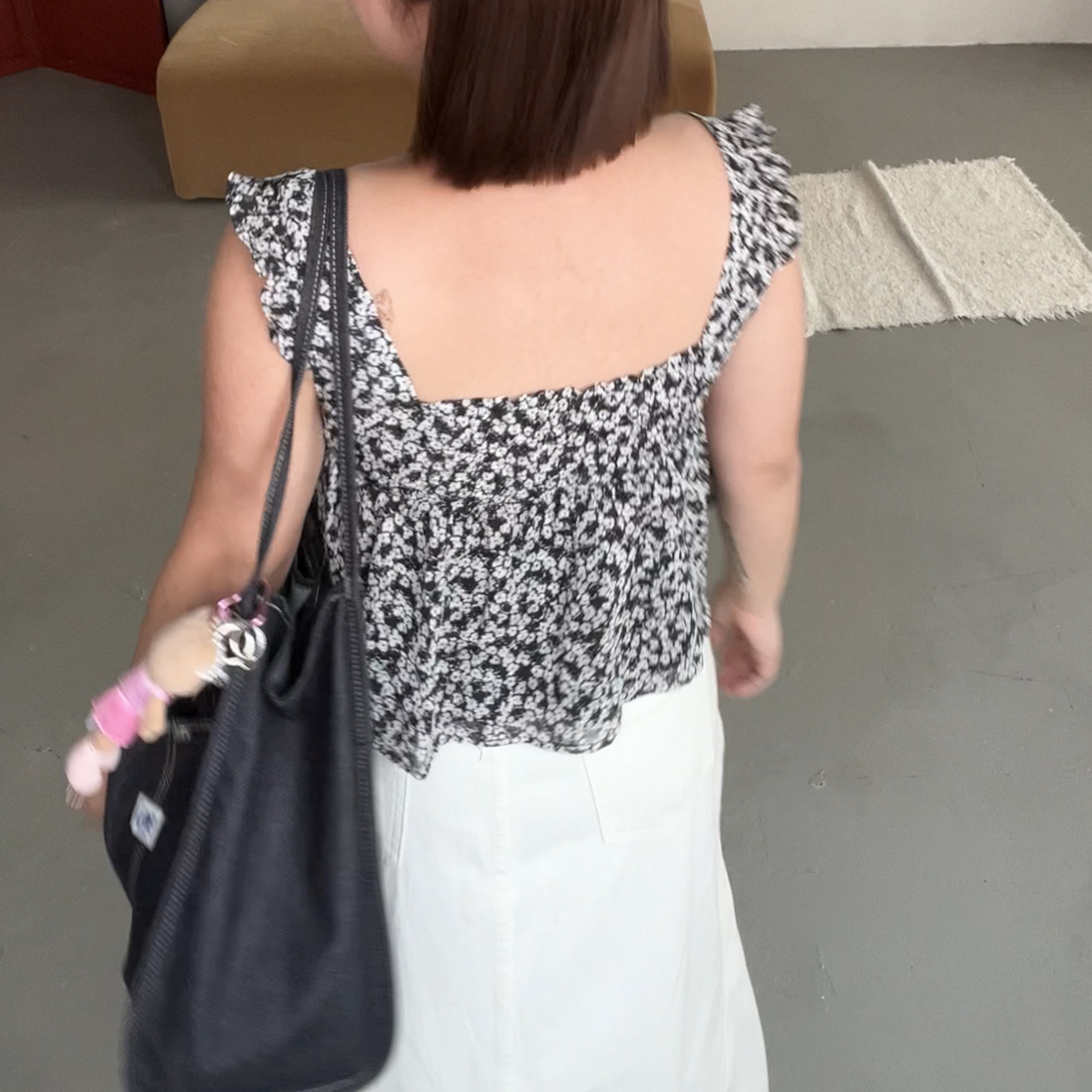 A37先買!韓系俏皮小碎花背心