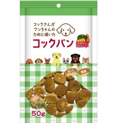 Sanmate Handmade Bread Pumpkin Carrot Flavor For Dogs 55g