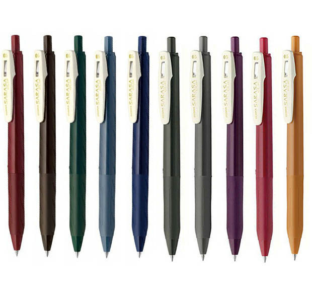 ZEBRA SARASA CLIP 啫喱筆 - 0.5mm 復古色系列