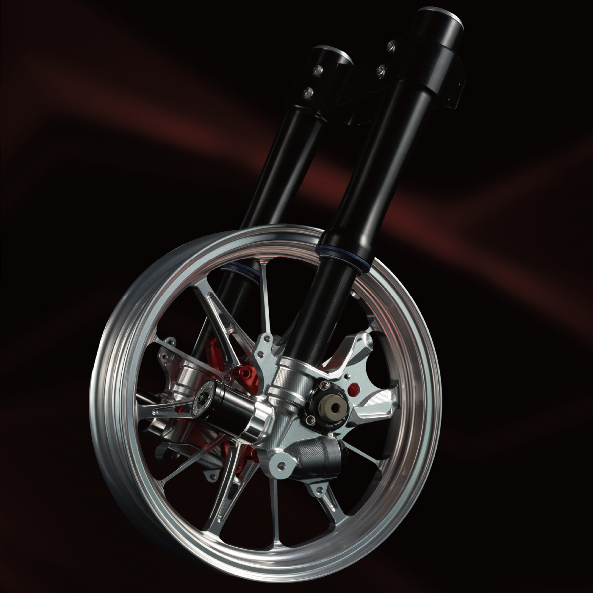 【鯊魚工廠】DL35-TD 輪芯20雙碟倒立式前叉輪框套件 倒叉 DRG / MMBCU/JETSL