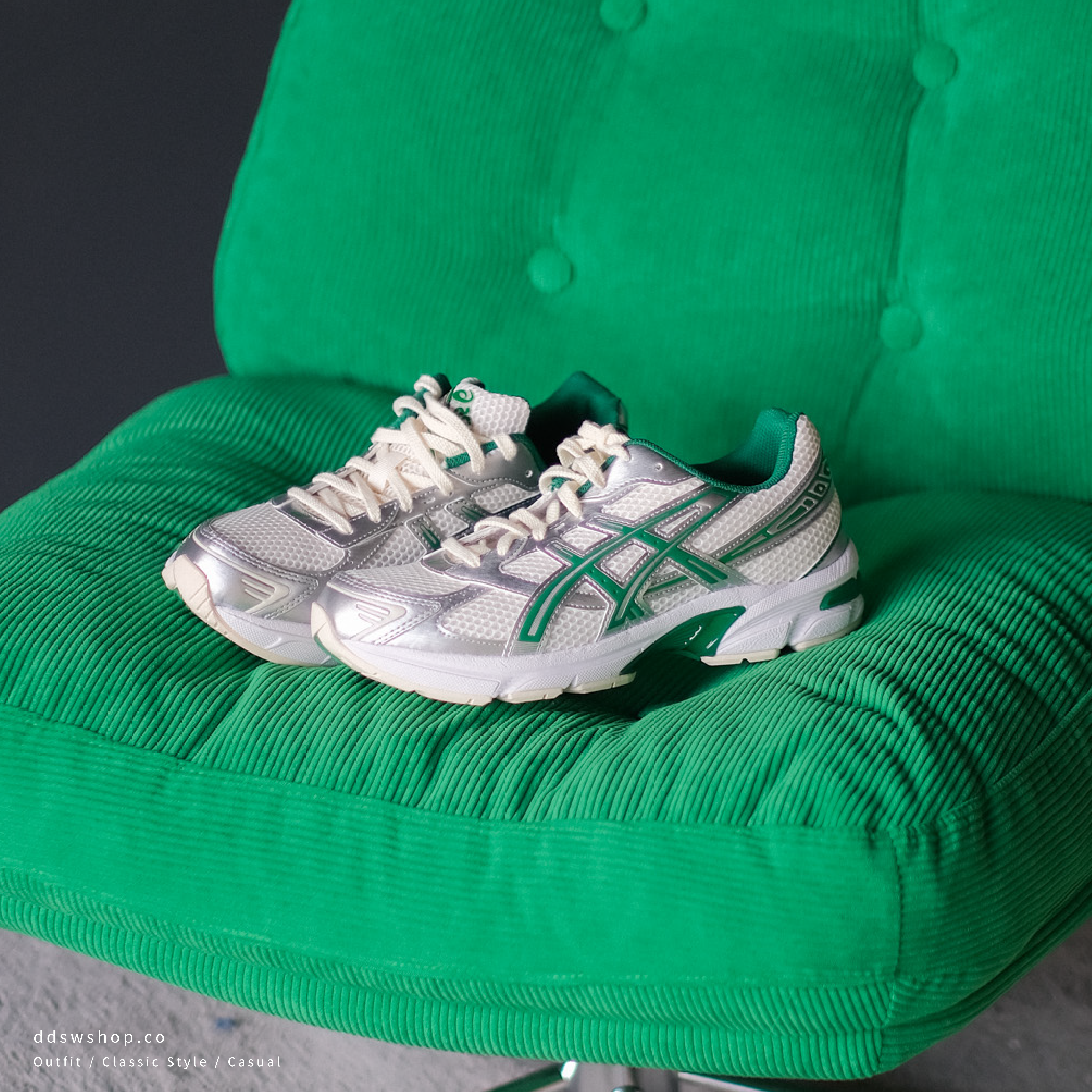 "調貨" Asics GEL-1130 "Kale Green" 奶油綠 1201A974-100
