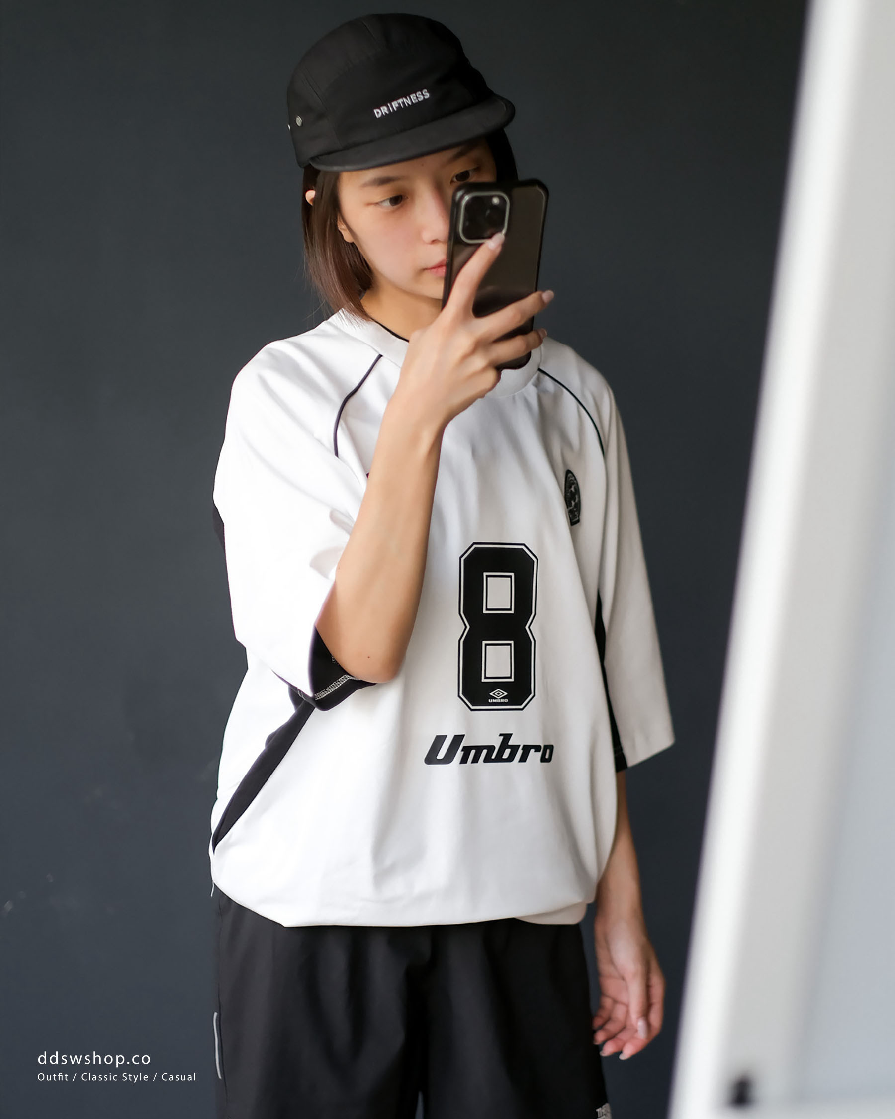 "代購" UMBRO 撞色拼接 復古寬鬆球衣 兩色