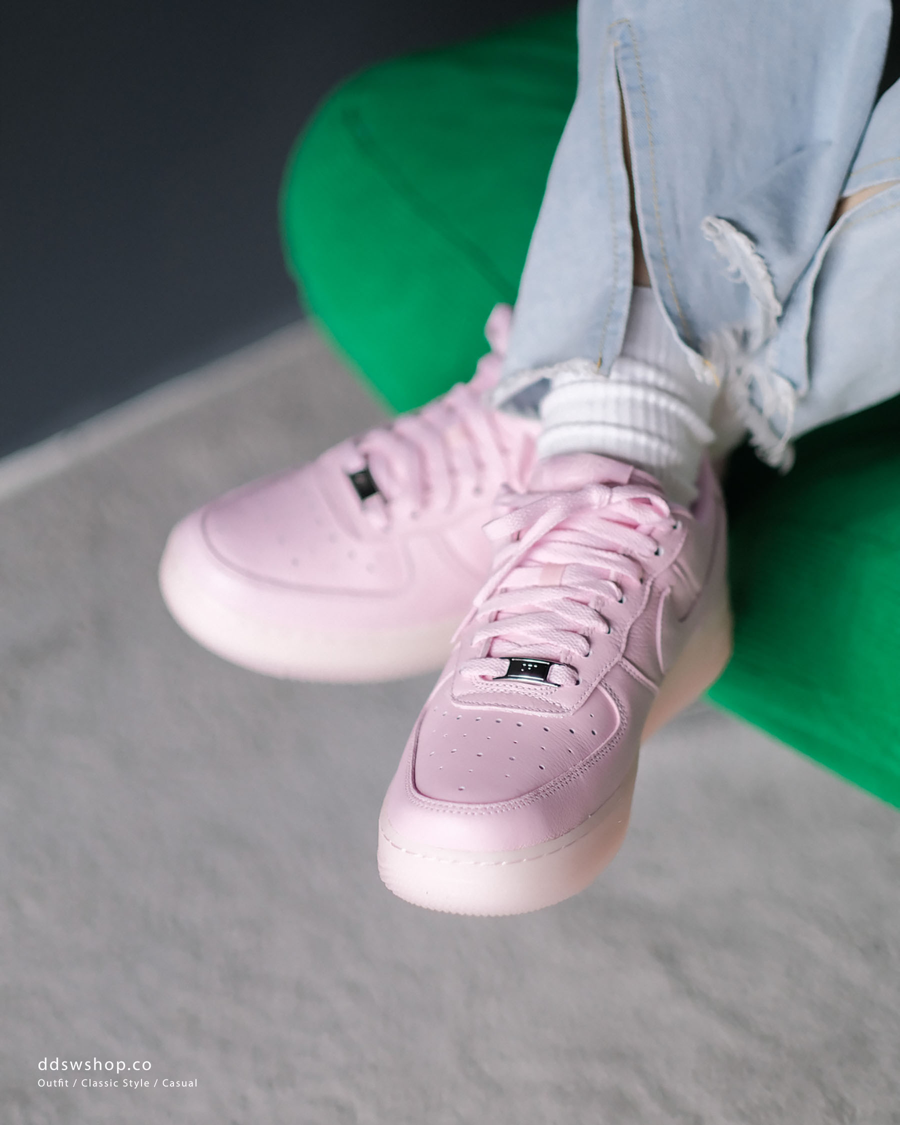 "代購" NOCTA x Nike Air Force 1 Low "Pink Foam" 粉紅泡沫 皮革 果凍底 CZ8065-600