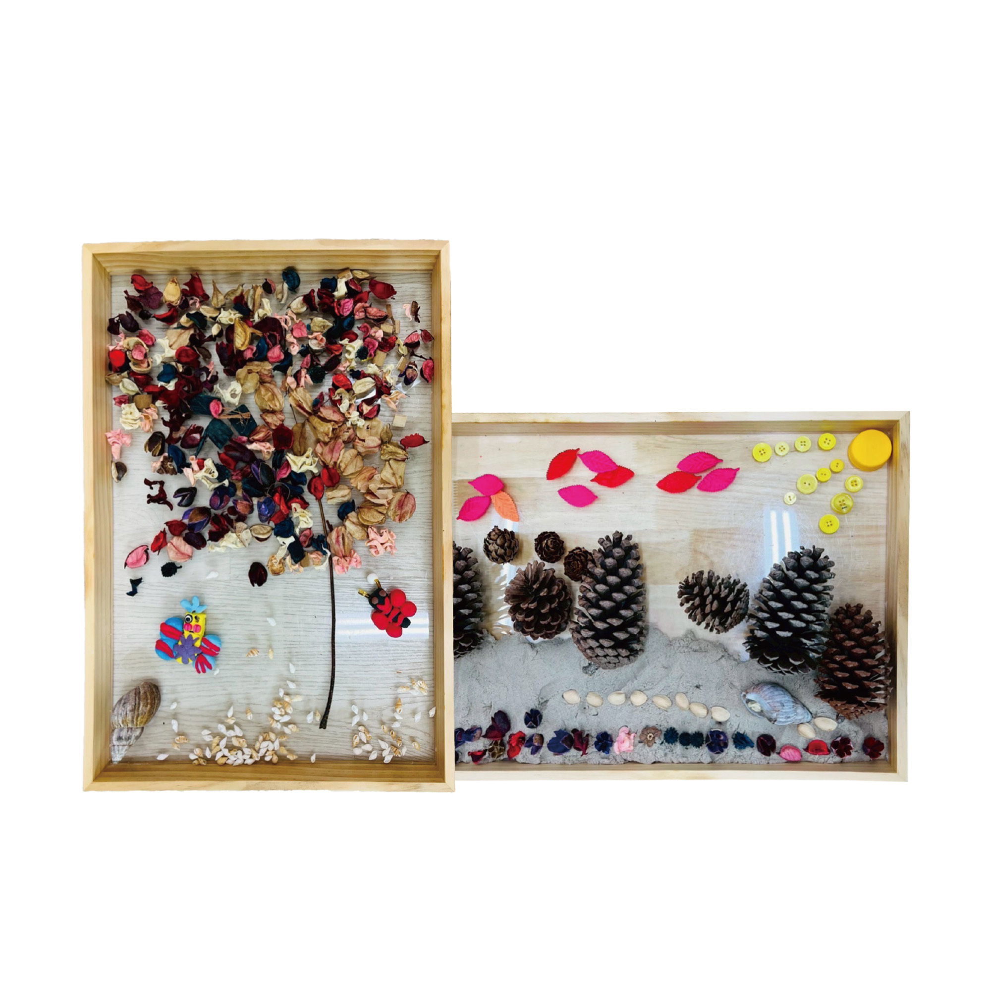 多元探索沙畫框