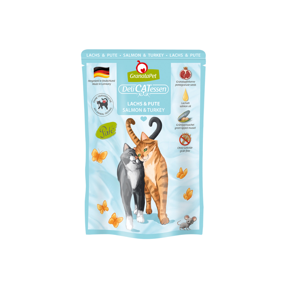 精緻食光系列貓主食餐包-3號-鮭魚+火雞 (85g)