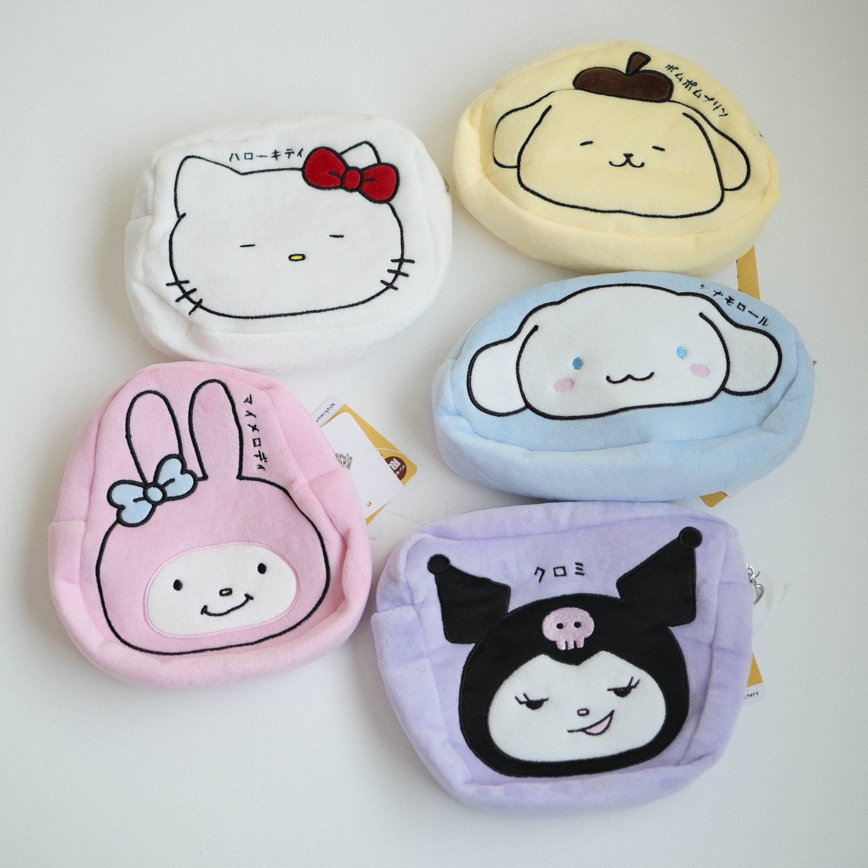 現貨┃三麗鷗 KITTY 布丁狗 美樂蒂 大耳狗 酷洛米 西村裕二 化妝包 收納包