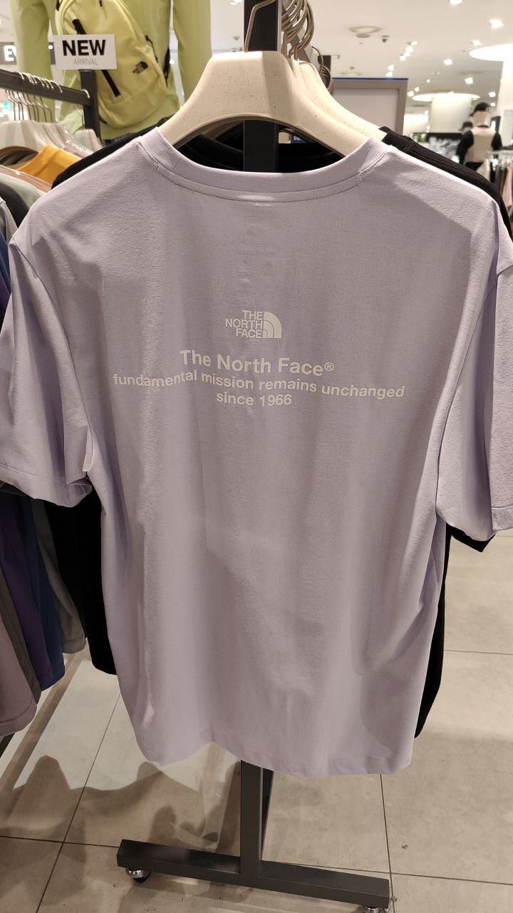 [K] THENORTHFACE LAVENDER M'S MISSION S/S ROUND TEE, NT7UR04D-LAV (KTNF27)