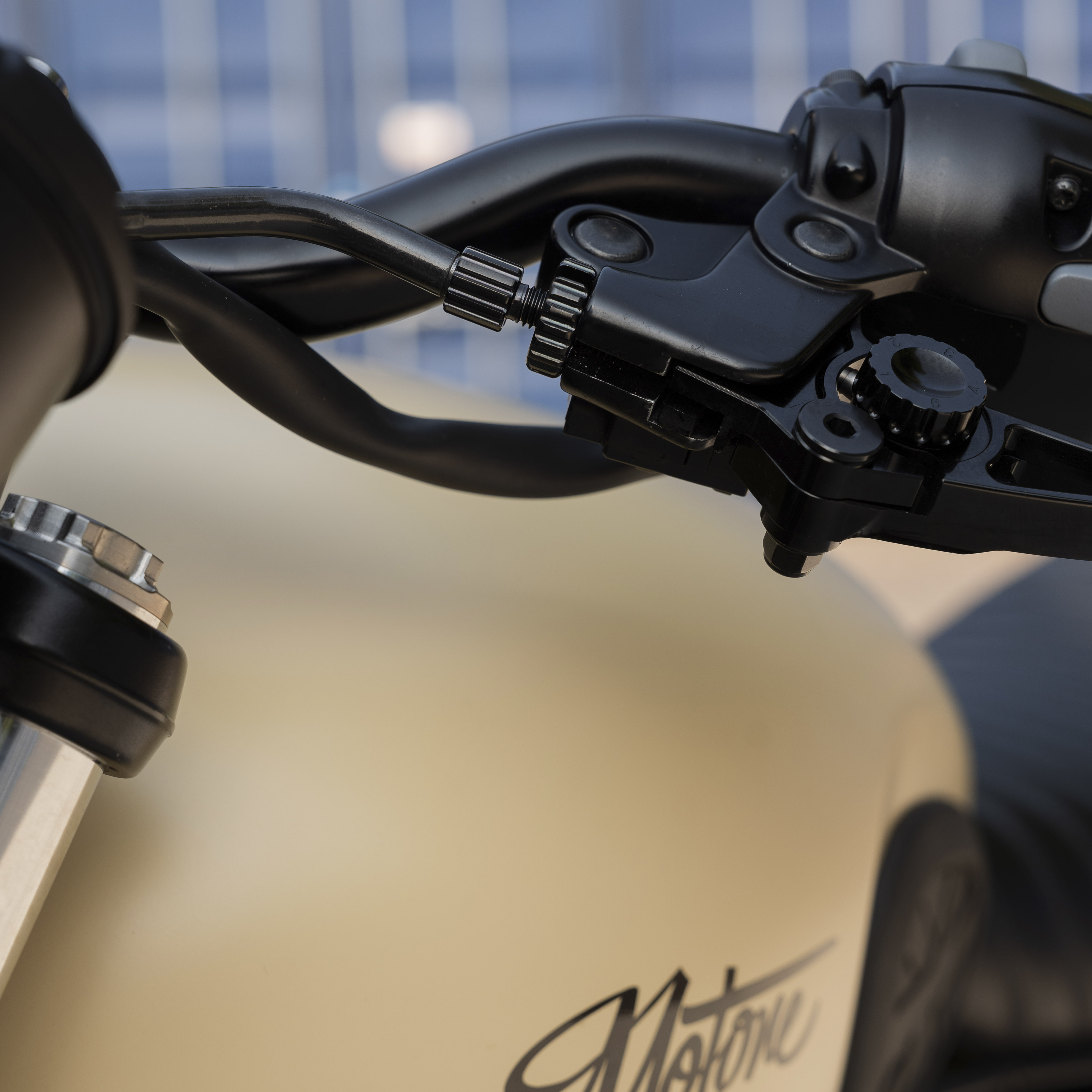 Motone 水冷凱旋專用 鈦合金 離合器 調整 旋鈕 - 鈦黑