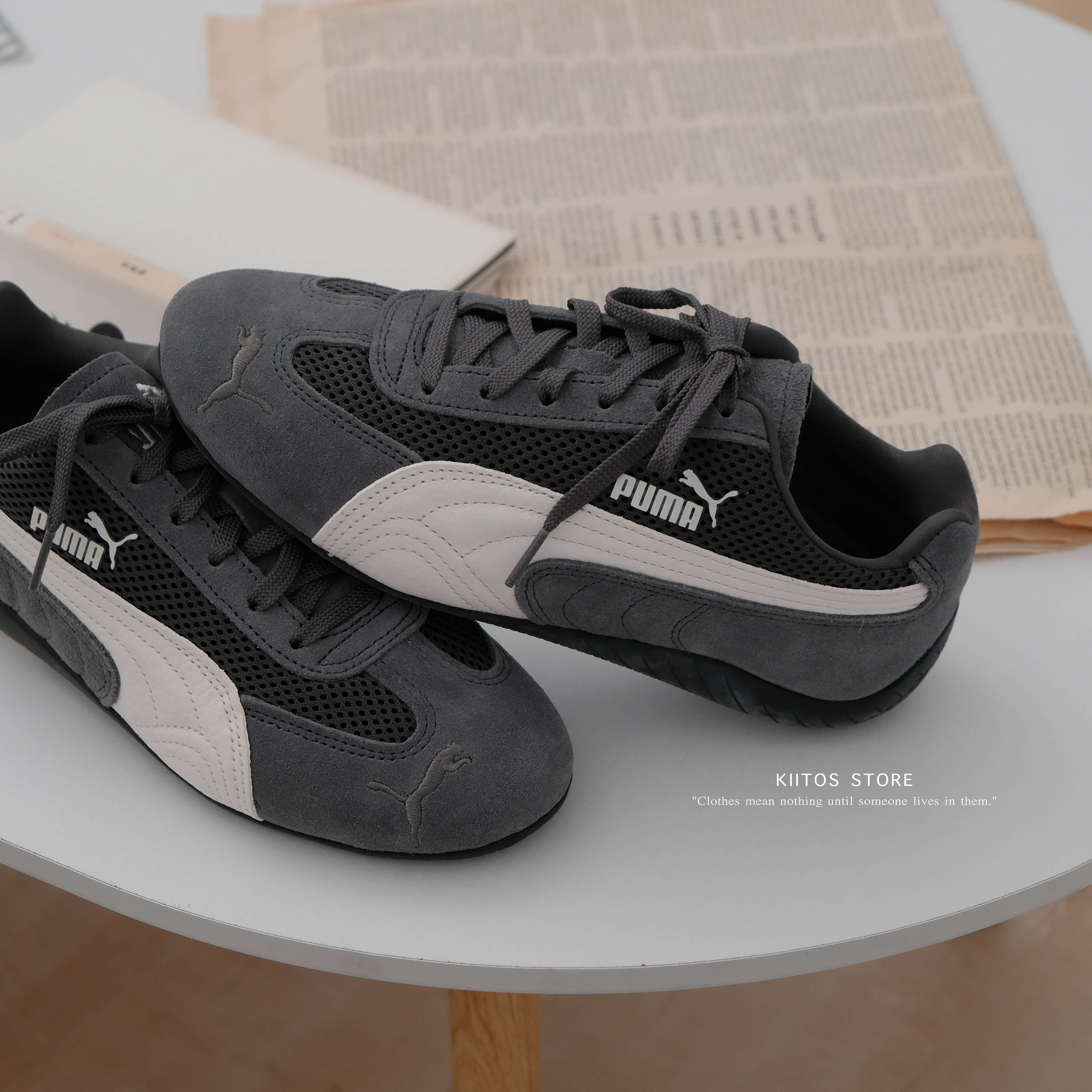 PUMA SPEEDCAT 霧灰 深灰色 賽車鞋 404370-01