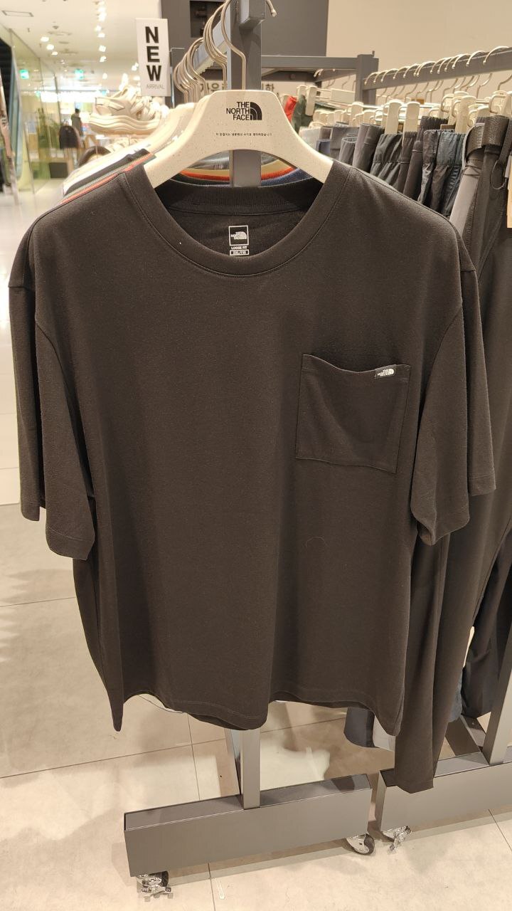 [K] THENORTHFACE BLACK M'S ALLTIME S/S ROUND TEE, NT7UR14A-BLK (KTNF35)