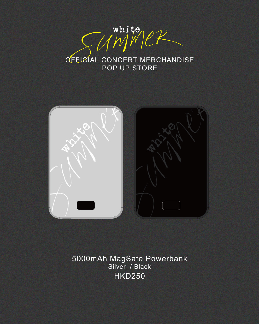 White Summer - 5000mAh MagSafe Powerbank