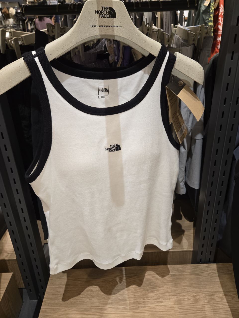 [K] THENORTHFACE OFF WHITE W'S ANY-BRA SLEEVELESS, NT7VR31B-OWH (KTNF109)