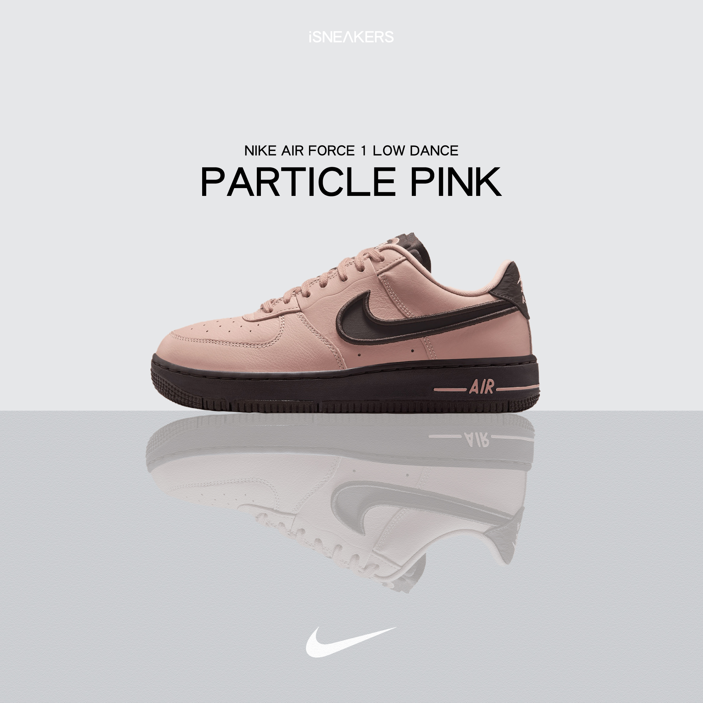 iSNEAKERS｜Nike Air Force 1 Low Dance "Particle Pink" 草莓巧克力 FJ7409-601