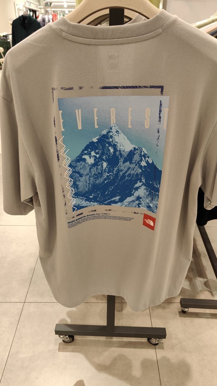 [K] THENORTHFACE COOL GRAY M'S MEKA S/S ROUND TEE, NT7UR06D-CGY (KTNF44)