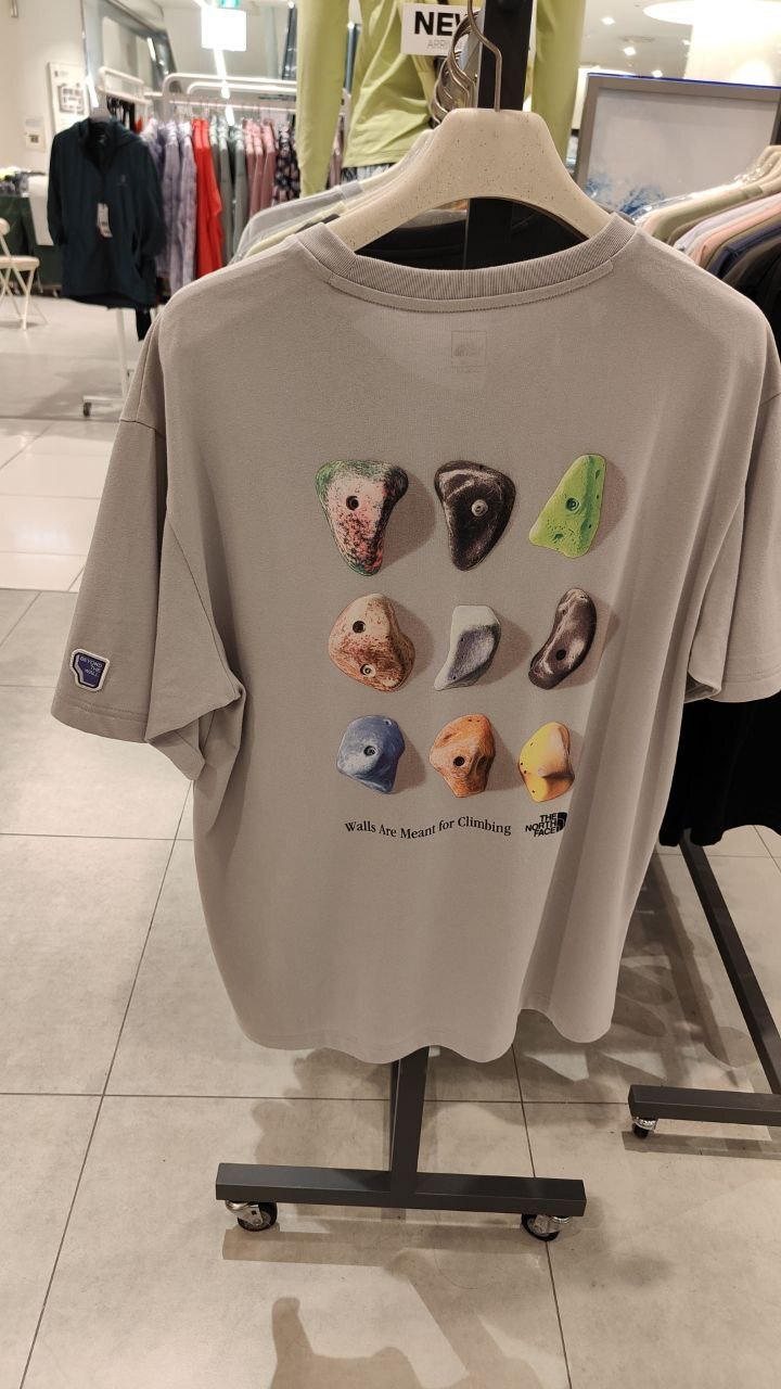 [K] THENORTHFACE ICE GREY M'S HOLD TEE, NT7UR64C-IGY (KTNF45)