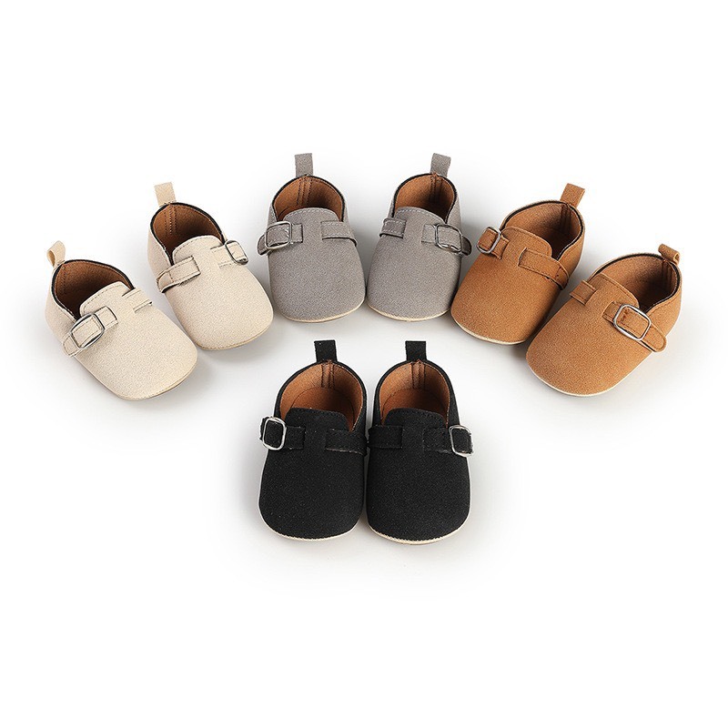 麂皮防滑學步鞋