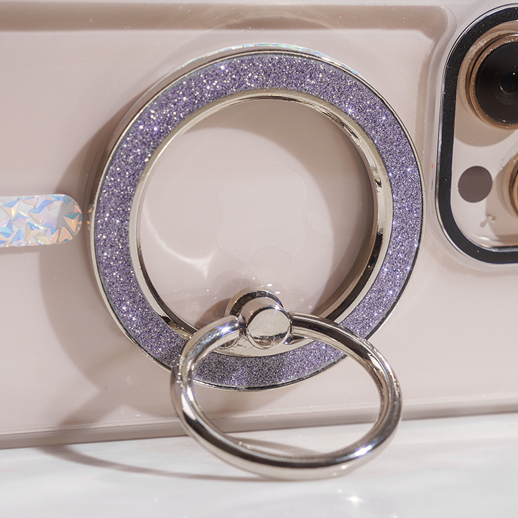 閃耀指環支架 (閃耀紫) MagSafe 磁吸 - 手機旋轉支架