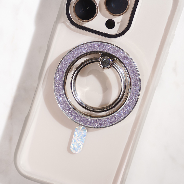 閃耀指環支架 (閃耀紫) MagSafe 磁吸 - 手機旋轉支架