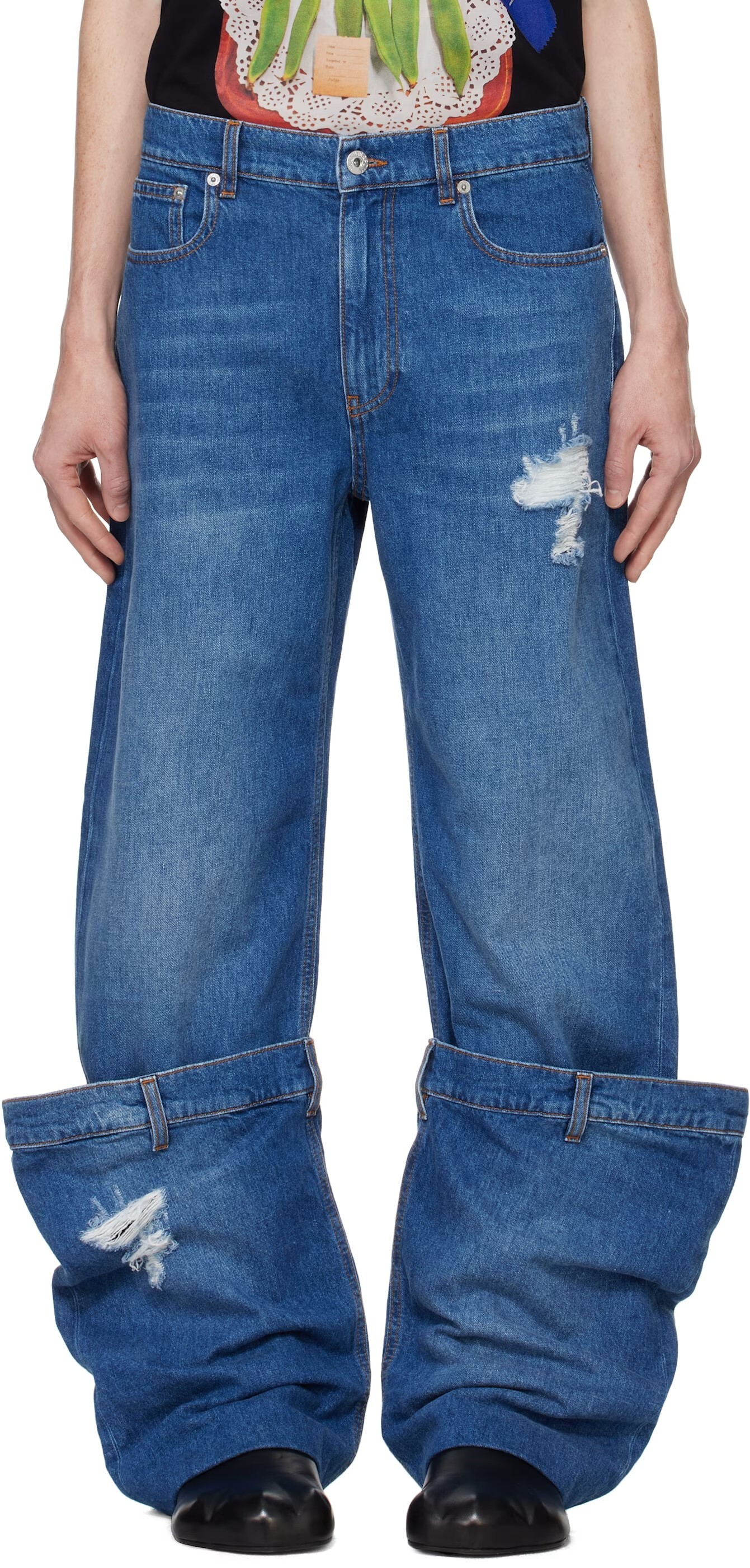 【Focus Store】預購 JW Anderson Exclusive Bucket "Blue" 丹寧牛仔褲