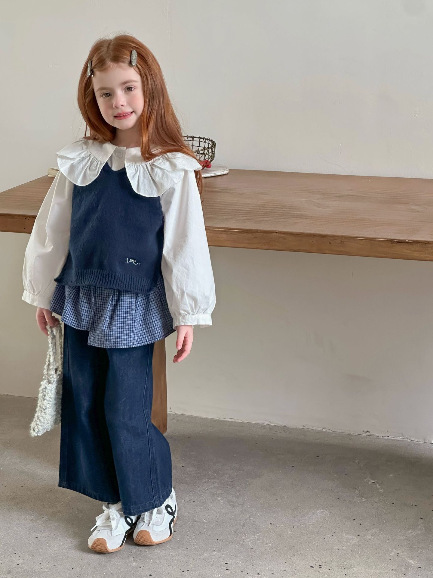 蝴蝶結疊穿必備針織背心